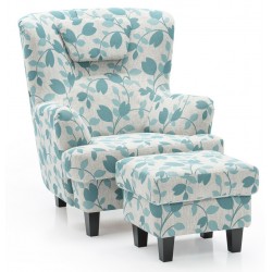 MiaCasa ear flap chair Fabric