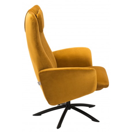 Torben armchair | Velor curry yellow