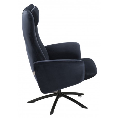 Torben armchair | Velor dark blue