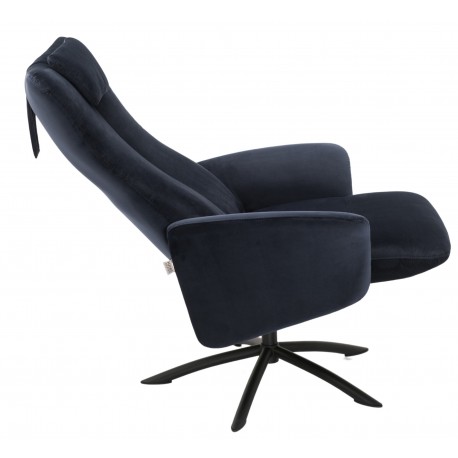 Torben armchair | Velor dark blue