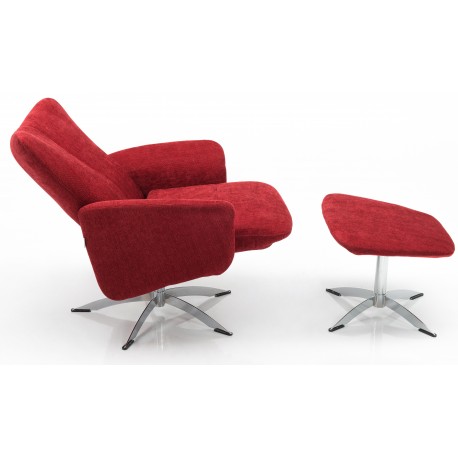 Torben armchair | Red fabric