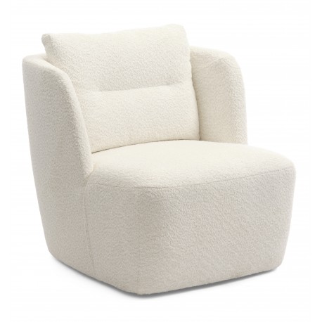 Laura Lounge Chair | Ivory Anthlogy