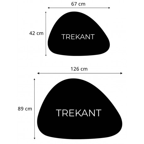 Thomsen Furniture| Katrine | Sofabordssæt i hvidt nano laminat og med sortlakerede egben