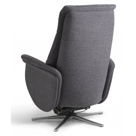 Bellahøj Armchair Anthracite with Built-in Footrest and Lift Function | Danish Furniture