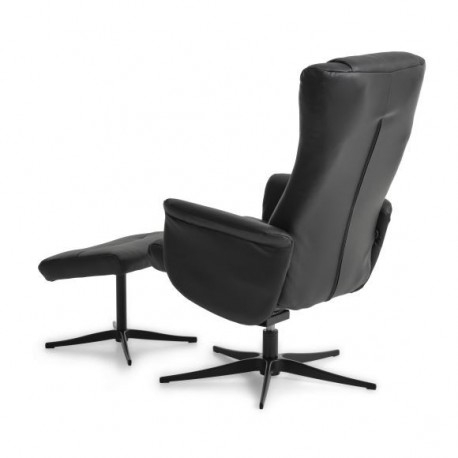 Vegas Chair - Black Leather