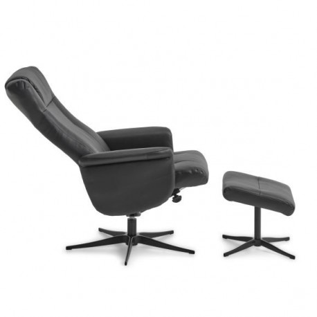 Vegas Chair - Black Leather