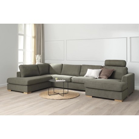 Modena U-sofa Right - Several colours