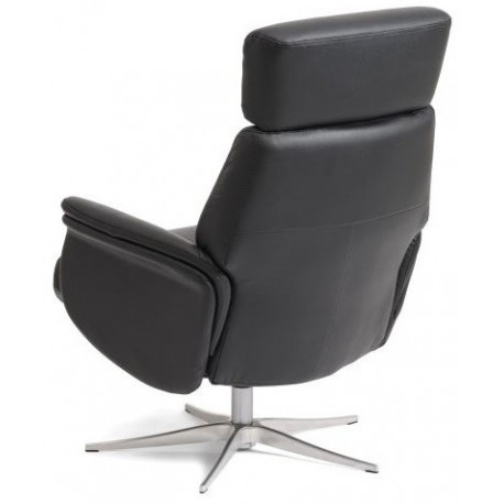 Lasse armchair - Black leather